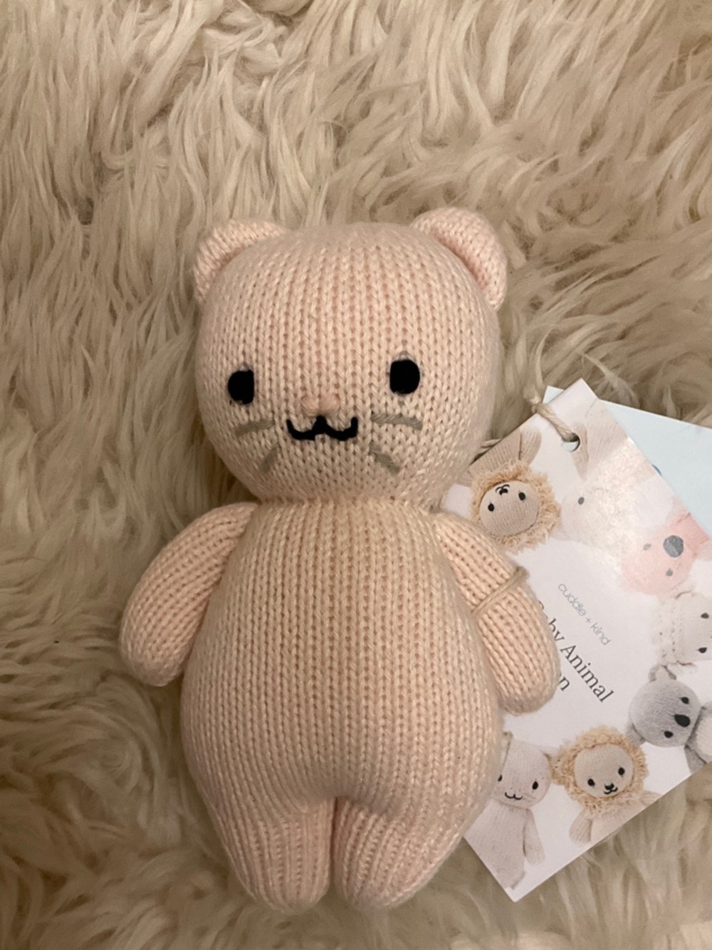 Cuddle + Kind Pink Kitty Cat